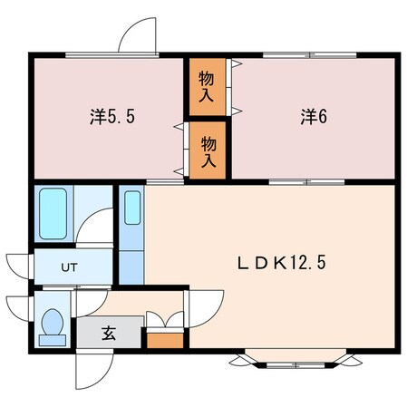 グランドハイツ栄の物件間取画像